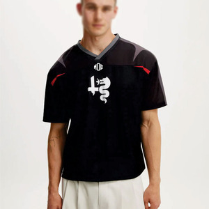 Jersey de Fútbol Americano Personalizado de Primera Calidad para Hombre, Cuello en V, Transpirable, de Poliéster, para Entrenamiento, Fabricante de Ropa Deportiva OEM - Product Image 1