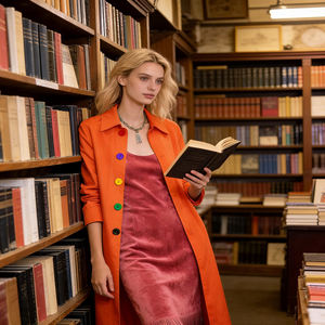 HOT <b>SALE</b> TEMU 2026 SWEET BABE Sweet Oversized Button-Down Breathable Puff Sleeve Front Orange Shirt Women <b>Spring</b> Summer Autumn - Product Image 1