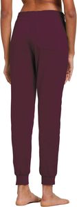 Pantalon décontracté en coton 100% lavé, coupe bootcut, avec cordon de serrage intérieur en polaire, personnalisé pour femme - Product Image 4