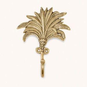 Crochet mural décoratif de luxe en laiton pour l'organisation de la maison, salle de bain, chambre, cuisine, entrée, pour serviettes, manteaux, sacs, clés - Product Image 2