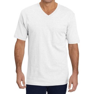 Camisetas de Verano para Hombre, Cuello Redondo, 100% Algodón Blanco, Tejido de Punto, 220 Gramos, Secado Rápido, Transpirables, de Alta Calidad - Product Image 1