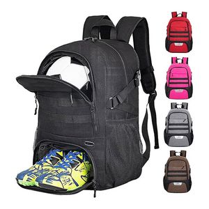 Sac à dos de football avec compartiment pour chaussures et ballon, grande capacité, sangle réglable, entraînement sportif - Product Image 1
