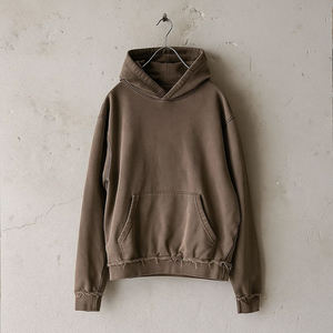 เสื้อฮู้ดดี้ผ้าฝ้ายสั่งทำพร้อมโลโก้ขายส่ง เสื้อผ้าสตรีทแวร์ลำลองสำหรับผู้ชายและผู้หญิง MOQ ต่ำ - Product Image 1