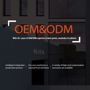 Armoire de chambre intégrée au sol et au plafond, design minimaliste moderne italien sans poignées, en bois écologique, avec portes coulissantes pleine <span class=keywords><strong>hauteur</strong></span> - Product Image 6