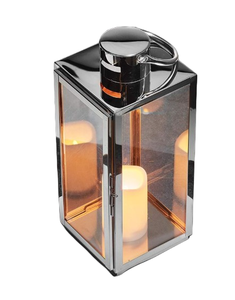 Fantastic Selling High Class Shiny <b>Silver</b> Finished Metal & Glass Home Decor Candle <b>Lantern</b> For Garden & Farms Handmade - Product Image 1