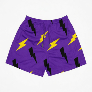 100% Polyester Double <b>Layer</b> Custom Heat-Transfer Printing <b>Mid</b> Waist Drawstring Mesh Shorts Men Gym Sports Fitness Athletic - Product Image 6
