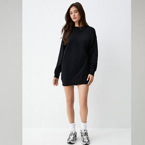 Sweat-shirt à capuche pour femme, imprimé, bleu marine, coupe oversize, manches longues, décontracté, ample, pour tous les jours - Product Image 3