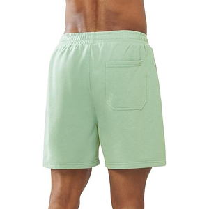 Shorts décontractés pour hommes 100 % coton fabriqués au Pakistan – Confortables, séchage rapide, respirants, taille mi-haute, motif uni, durables et de haute qualité - Product Image 2