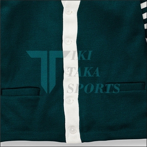 Top Trending University Knitted Lace Patchwork <b>Cardigan</b> <b>Sweater</b> Custom Logo Breathable Winter Wool/Nylon Men - Product Image 6