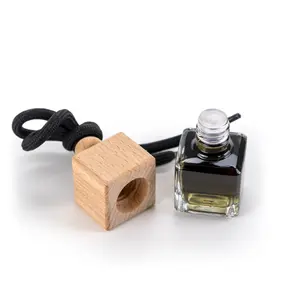 Difusor de Aroma para Coche Colgante de Estilo Moderno con Tapa de Bambú para Fragancia Duradera - Product Image 4