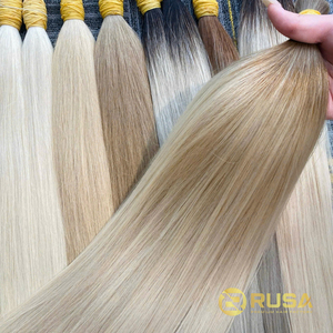 Extensiones de cabello vietnamitas al por mayor, onduladas, con textura y longitud personalizadas, de 10 a 34 pulgadas, color marrón. - Product Image 4