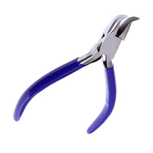 Pince à bijoux de qualité chirurgicale à bout arrondi avec poignée antidérapante, pince optique pour bijoux en acier inoxydable - Product Image 1