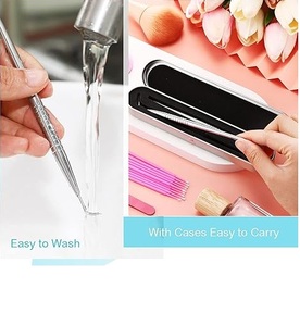 Rizador de pestañas, peine para levantar cejas, herramienta de belleza de acero inoxidable para técnicos de pestañas, aplicador para lifting de pestañas - Product Image 4