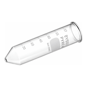 Tubo Cónico de Centrífuga de Vidrio Borosilicato PYREX de 50 mL, Blanco con Graduaciones, para Transferencia de Muestras de Laboratorio - Product Image 2