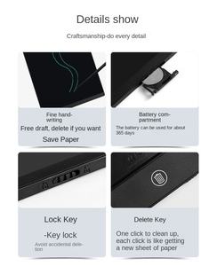 ZGBROTHERS Bloc-notes LCD portable de 8,5 pouces avec adhésif, cadeaux de Noël pour enfants, tablette de dessin numérique, garantie 1 an - Product Image 5