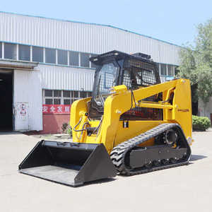Hot Selling China OEM Skid Steer Loader Mini <b>Track</b> Loader Hydraulic Compact Loader Machine for Farm Road Construction Work - Product Image 1