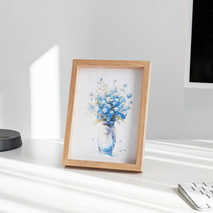 Solid Mango Wood Photo <b>Frame</b> Handcrafted Premium Rustic Modern Premium Elegant Exclusive Quality Table Display Home Decoration - Product Image 1