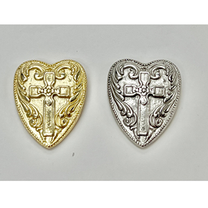 Pin de corazón cruzado P2411 - Product Image 1
