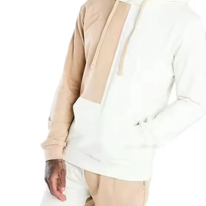 Conjunto de Sudadera con Capucha y Pantalones Cortos de Color Sólido, Transpirable, con Logotipo Personalizado, Ropa Casual para Hombre, Nueva Colección Otoño - Product Image 5