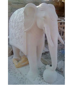 Sculptures d'animaux en pierre naturelle artisanales, sculptures de jardin traditionnelles pour la décoration paysagère extérieure, produits de jardinage - Product Image 1