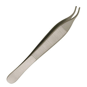 Pinza de tejido Adson de grado médico, de acero inoxidable quirúrgico, para uso clínico. - Product Image 3