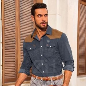 Camisas FR Recién Llegadas, Estampadas con Paisley/Hawaii, Ligeras, con Broches de Perla/Botones, Camisas FR NFPA2112 EN11612 FRC Resistentes al Fuego - Product Image 2