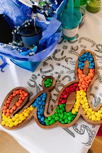 Elegant Wooden Eid Serving Tray Perfect 'For <b>Gifting</b> <b>Hampers</b> And Hosting Guests During Ramadan Eid Celebrations - Product Image 5