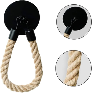 Support de papier toilette en corde créatif pour la maison, la salle de bain et la cuisine, également support pour serviettes - Product Image 1