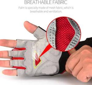 Summer Anti-Slip Half-<b>Finger</b> Racing Gloves Breathable Outdoor Cycling <b>Bike</b> Gloves Comfortable Short-Handed Cycling Gloves - Product Image 2