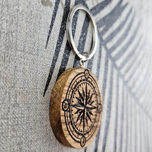 Heavy Weight Wooden <b>Key</b> Chains Thick Wall Wooden <b>Key</b> Chains Solid Color Wooden <b>Key</b> Chains <b>Custom</b> Factory Wholesale Item Use - Product Image 4