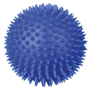 Palla per cani a forma di riccio da 10 cm in vinile con suono, giocattolo cigolante per animali domestici - Product Image 2
