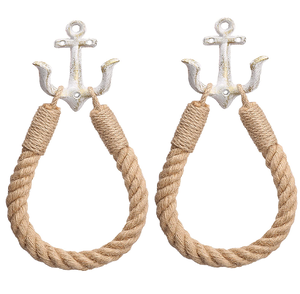 Rope Toilet Paper Hanger Metal <b>Hook</b> Home Storage & Organizers Crafts Outdoor Accessories Multi-purpose Wall Organizers - Product Image 5