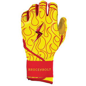 ถุงมือตีเบสบอลหนังวัวแท้ Bruce Bolt คุณภาพสูงสำหรับมือซ้าย ทนทาน ผลิตโดยผู้ผลิตมืออาชีพ รับผลิตตามสั่ง MOQ ต่ำ - Product Image 5
