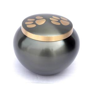 Odyssey Bronze Urn Paw Design Pet Cremation Urn Hot Sell <b>Keepsake</b> Pet Funeral <b>Ashes</b> Urn - Product Image 1