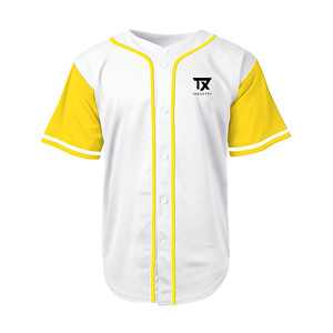 Maillot de baseball personnalisé en gros, tenue de softball, streetwear d'équipe, créez votre propre maillot de baseball respirant grande taille, pas cher - Product Image 1