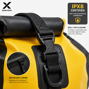 Bolsa de Lona Impermeable para Buceo, TPU, OEM, IPX8, con Cierre Enrollable, Resistente, para Viajes, Barco, Equipo, con Logotipo Personalizado, 60L - Product Image 4