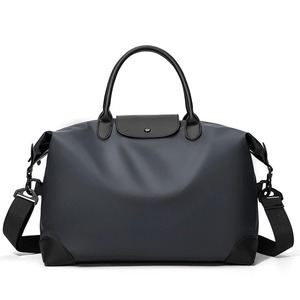 Large Capacity Lightweight Polyester <b>Canvas</b> Travel <b>Tote</b> Bag with Adjustable Strap for Outdoor Fitness Gym Use - Product Image 2