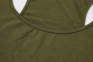 Nouveau design débardeur respirant décontracté en non-tissé à col en V oversize avec logo frontal pour homme – Fabricant de premier plan, prix bas - Product Image 3