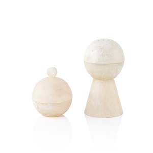 Juego de quemadores de incienso de resina con textura de piedra, soporte para aromaterapia con tapa y base, diseño gris mármol - Product Image 4