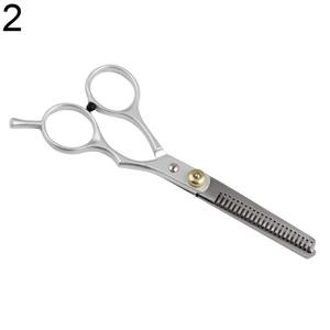 Ciseaux de coiffure professionnels Morje, en acier inoxydable, lame tranchante, pour droitiers, manche moyen, légers - Product Image 6