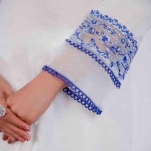 ชุดสูท2ชิ้นเสื้อเบลเซอร์ cambric ปัก PS4322ผู้หญิง - Product Image 2