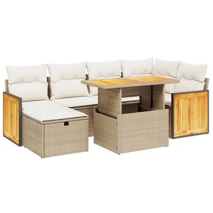 Conjunto de Sofás de Jardín Color Beige - Product Image 2