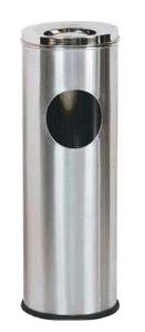 Cendrier rond en acier inoxydable, bac à cendres sans couvercle, écologique, pour hall d'hôtel, luxe, prix de gros personnalisé - Product Image 2