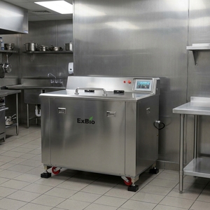 Appareil ménager d'excellente qualité Machine écologique de digesteur de déchets alimentaires Exbio 200kg/jour élimination des aliments à bon prix - Product Image 5