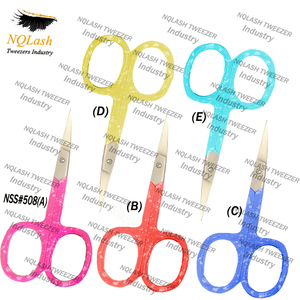 Sharp Stork Design Small Shears Stainless Steel Crane Embroidery <b>Scissors</b> for <b>Beard</b> Eyebrows <b>Scissors</b> - Product Image 4