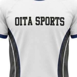 Camiseta Deportiva Unisex Blanca y Azul Marino para Netball, Sublimada, de Poliéster Ligero, para Entrenamiento y Partidos de Equipo - Product Image 6