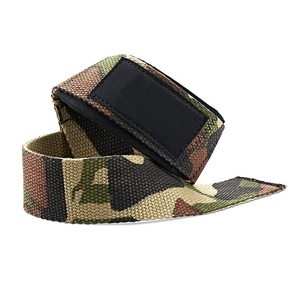 Sangles de musculation en coton pour soulevé de terre avec bandes de maintien pour les poignets, accessoires de gym, logo personnalisé - Product Image 5
