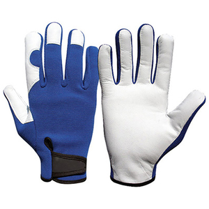 Gants de mécanicien en cuir synthétique, look sportif, nouveau produit arrivé, confortables et doux pour la peau. - Product Image 4