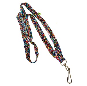 Cordon de cou élégant et coloré fait main avec perles de rocaille, design classique et portable, doté d'un fermoir durable - Product Image 4