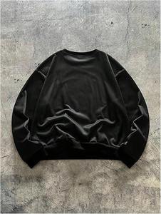 Sweat-shirts à capuche unisexes en coton 100% de qualité supérieure, couleur unie, logo personnalisé, OEM ODM - Product Image 5
